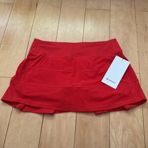 Lululemon Pace Rival Skirt Hot Heat *regular